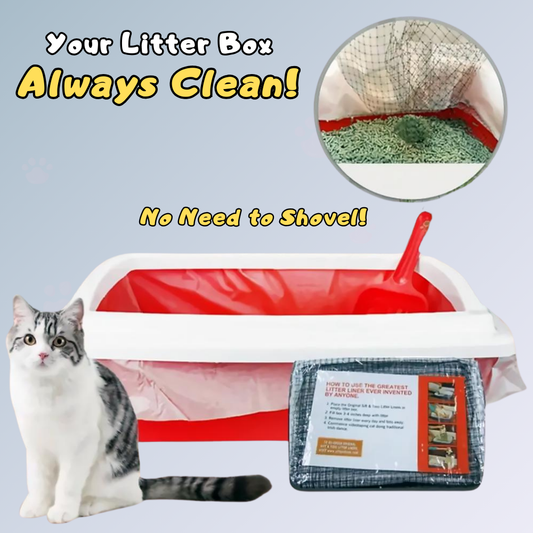 Eco-Friendly Reusable Litter Box Cleaning Mesh Net