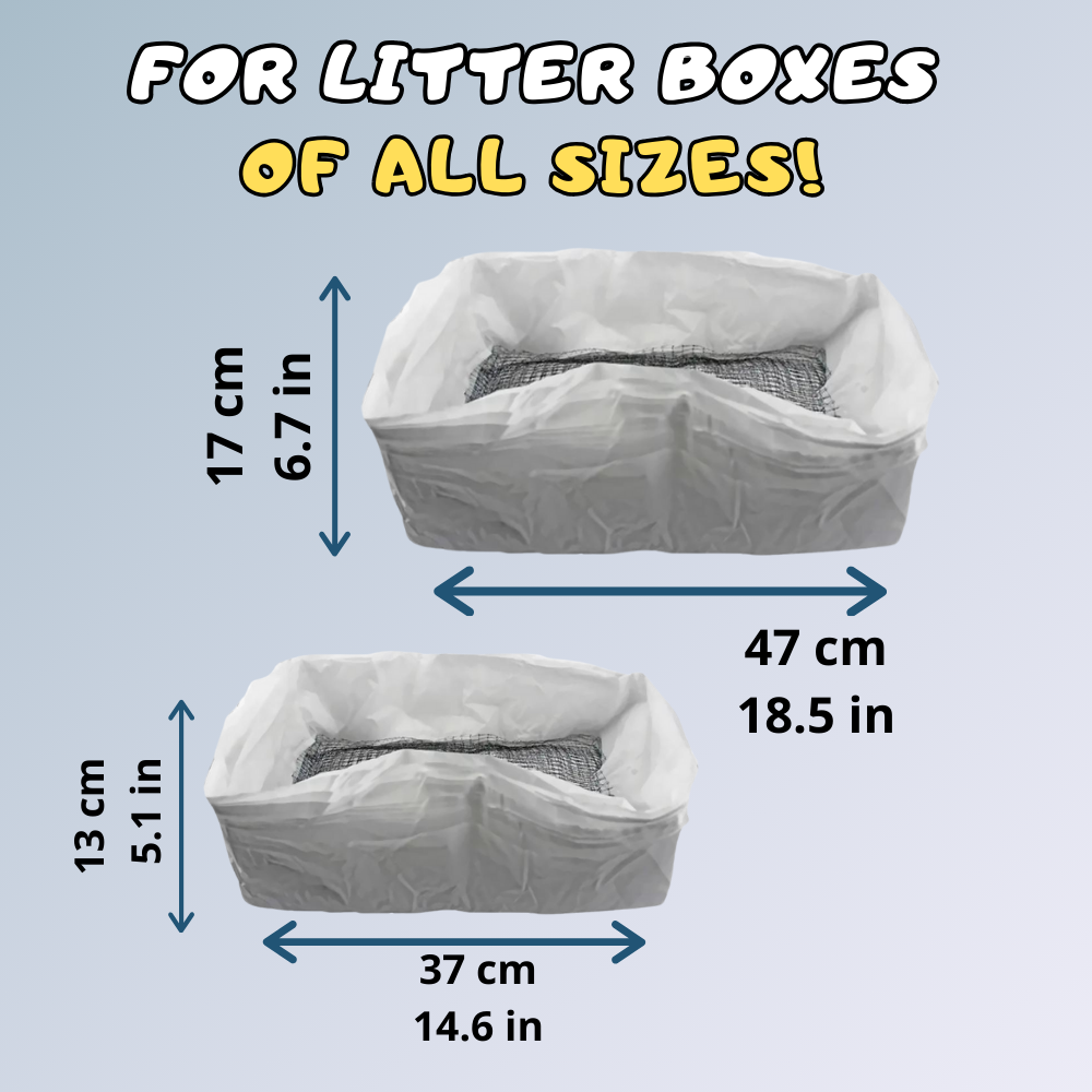 Eco-Friendly Reusable Litter Box Cleaning Mesh Net